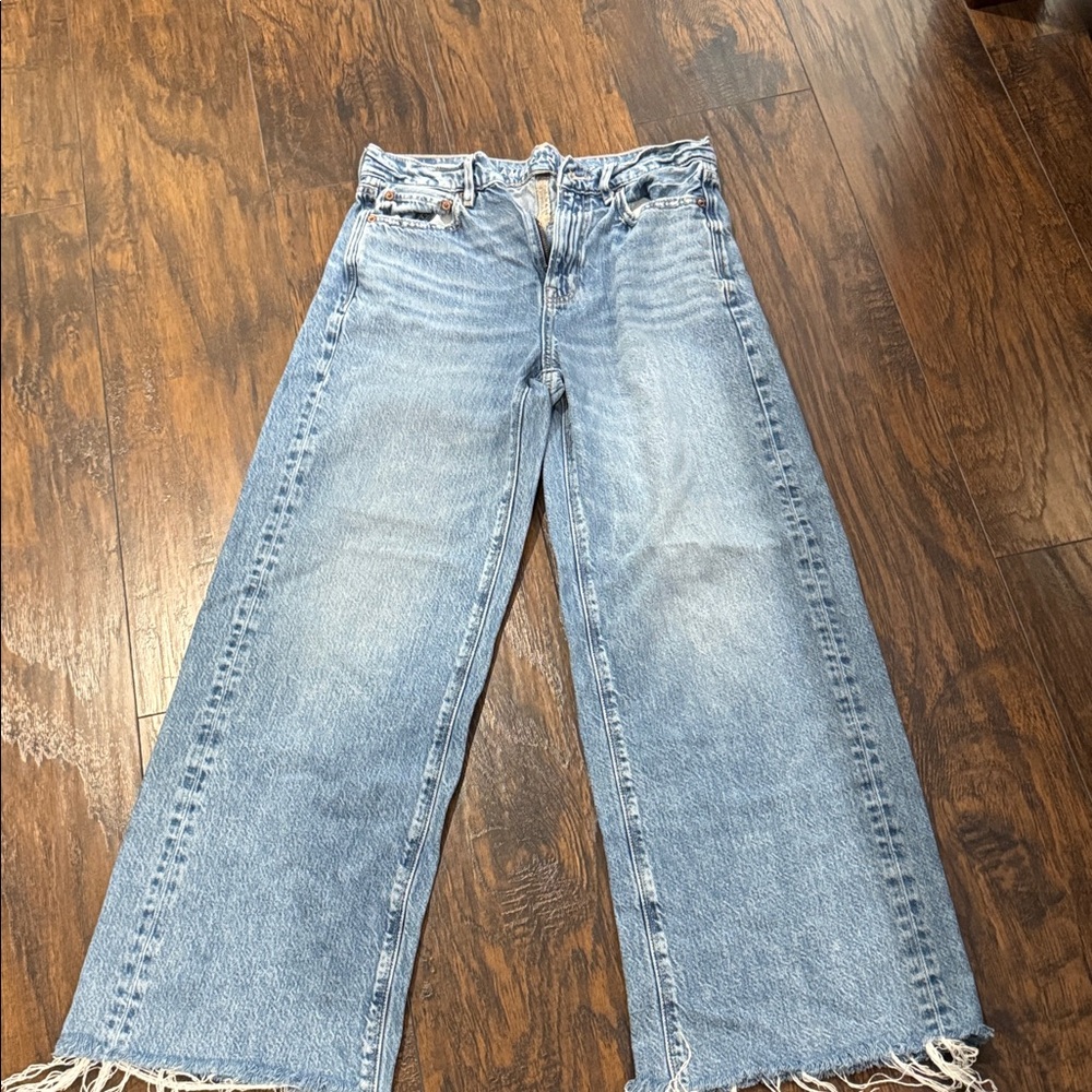 American Eagle Outfitters Light Blue Flare Jeans